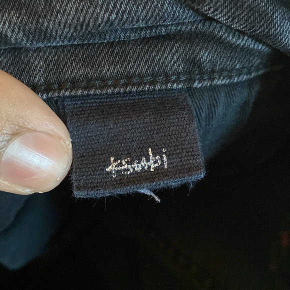 Ksubi Wolf Gang Slim Straight Black Red Denim Jeans - Picture 5 of 7